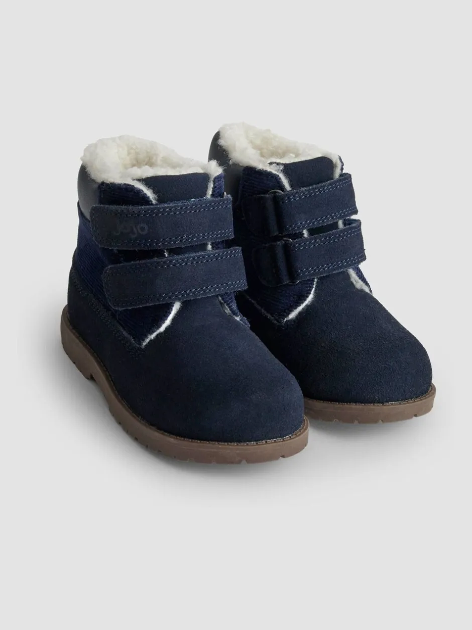 Boots*Jojo Maman Bébé - Leather Boots Marineblauw