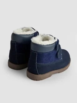 Boots*Jojo Maman Bébé - Leather Boots Marineblauw