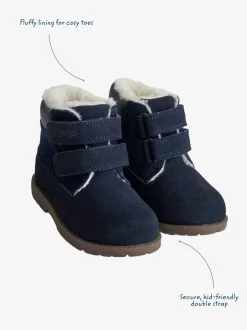 Boots*Jojo Maman Bébé - Leather Boots Marineblauw
