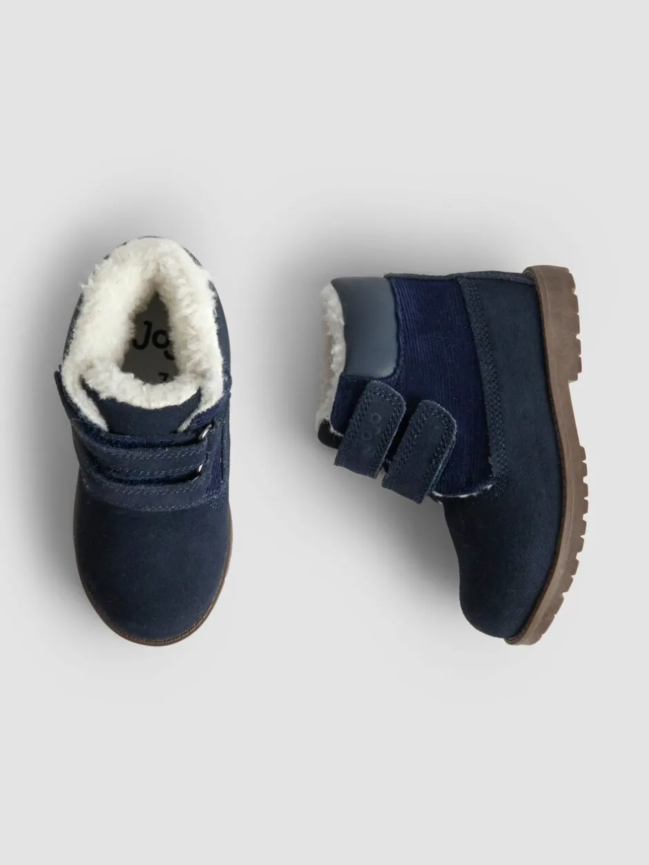 Boots*Jojo Maman Bébé - Leather Boots Marineblauw