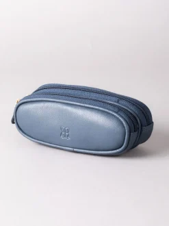 Zonnebril|Lakeland Leather Marineblauw - dubbele brillenkoker