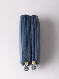 Zonnebril|Lakeland Leather Marineblauw - dubbele brillenkoker