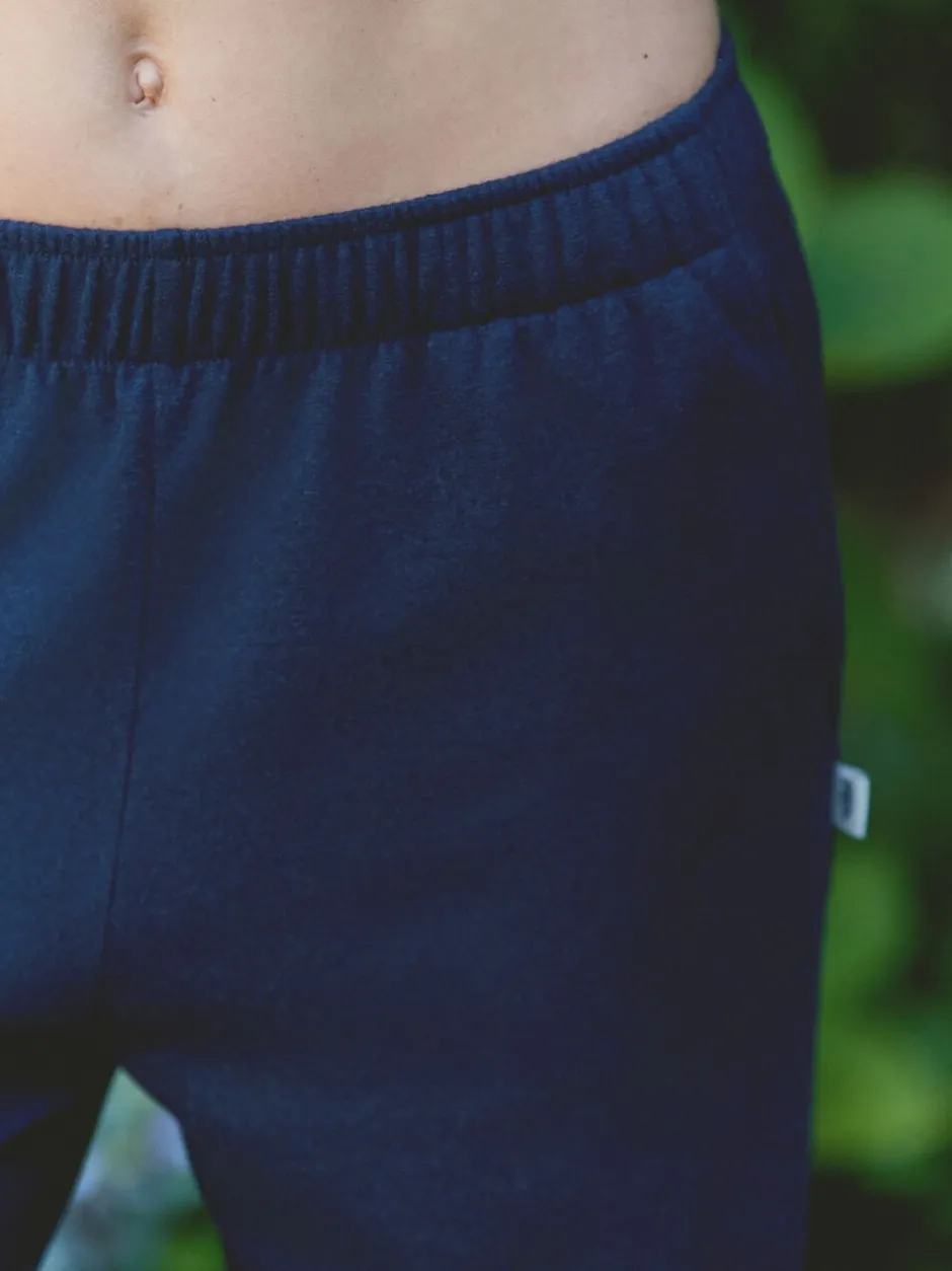 Broeken|Laura Ashley - gebreide loungebroek Marineblauw