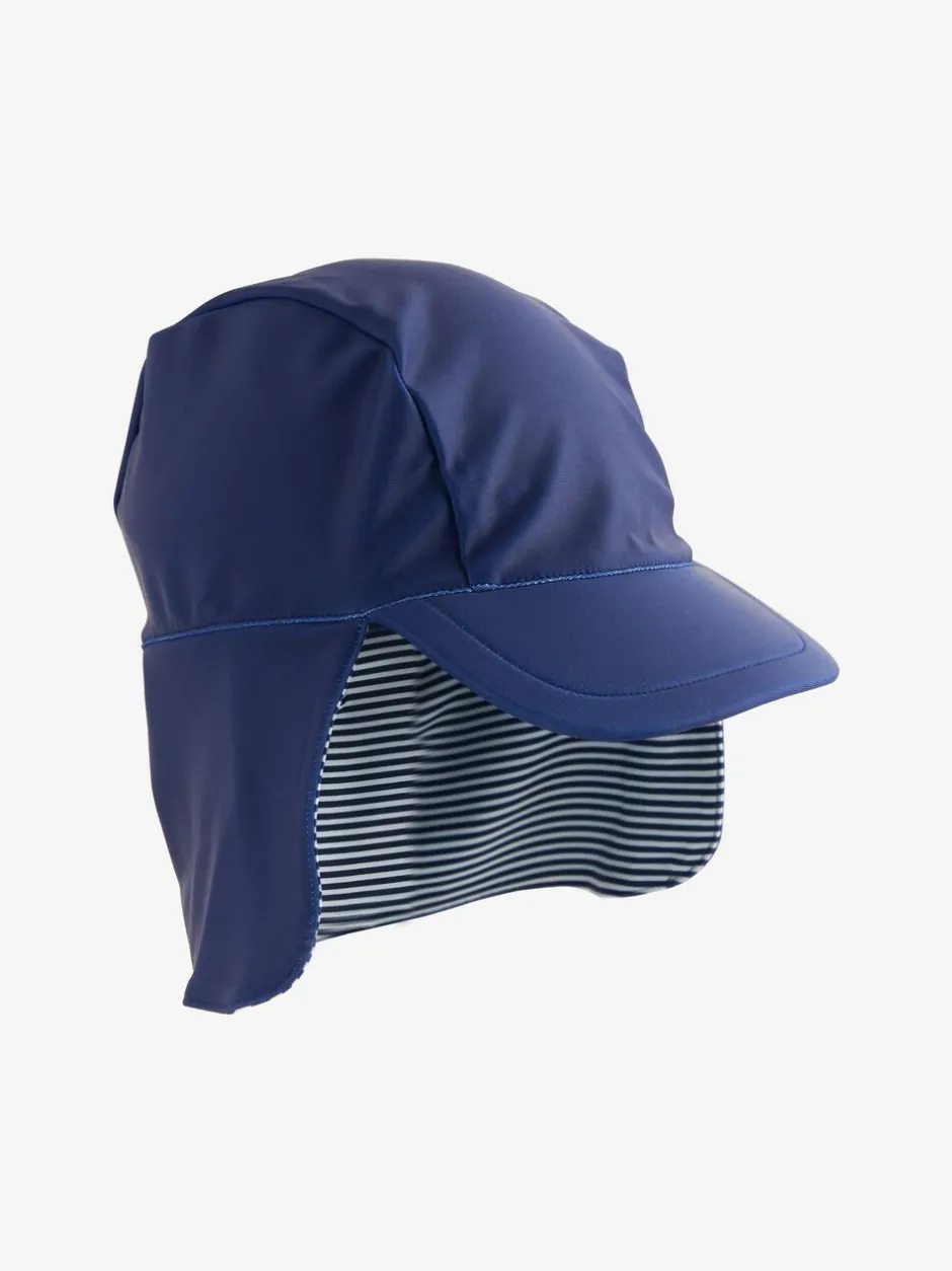 Mutsjes En Antikrabwantjes|Badkleding|Next Marineblauw - Legionnaire zwemhoed (3 mnd-10 jr)