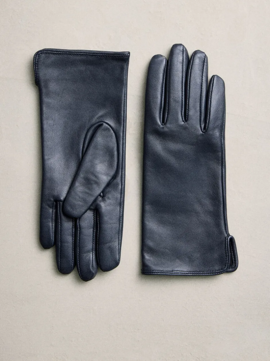 Mutsen, Handschoenen En Sjaals*Next Marineblauw - Leren handschoenen