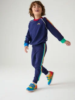 Joggingbroeken|Sweaters En Hoody´S|Little Bird by Jools Oliver Marineblauw - set van sweatshirt en joggingbroek