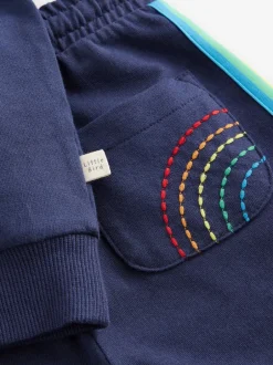 Joggingbroeken|Sweaters En Hoody´S|Little Bird by Jools Oliver Marineblauw - set van sweatshirt en joggingbroek