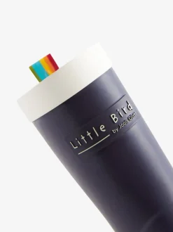 Laarzen|Laarzen*Little Bird by Jools Oliver - regenlaarzen met regenboog Marineblauw