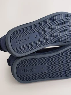 Pantoffels*Next - Microsuede Boot Slippers Marineblauw