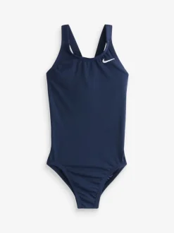 Badkleding*Nike - Hydrastrong Effen badpak Marineblauw