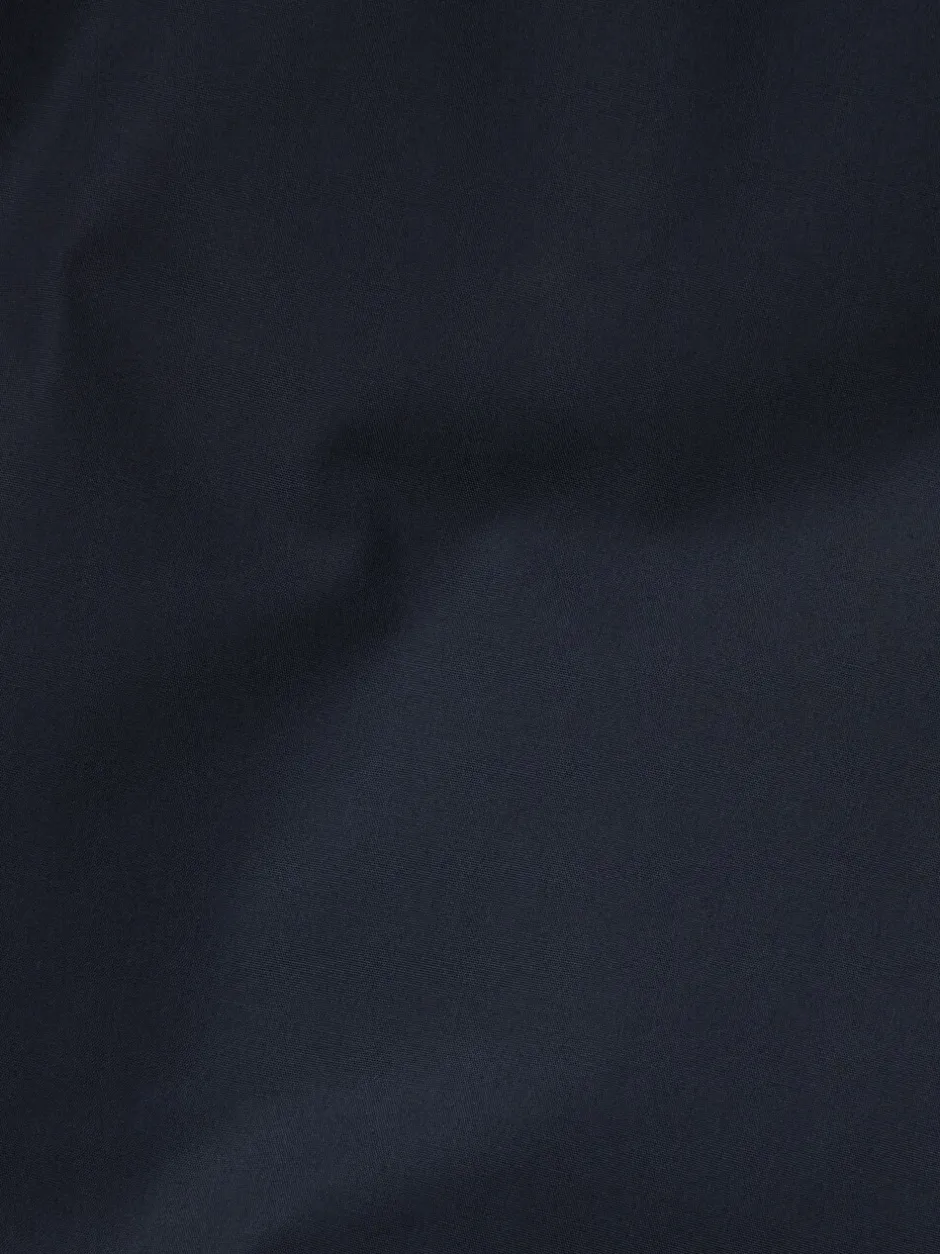 Formele Overhemden|Shirts*Next Marineblauw - Normale Pasvorm - Strijkvrij net overhemd met enkele manchet