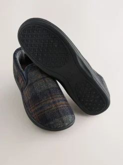 Pantoffels|Next - Pantoffels met dichte hiel Marineblauw