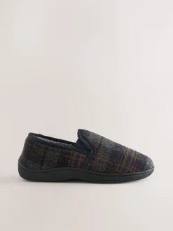 Pantoffels|Next - Pantoffels met dichte hiel Marineblauw