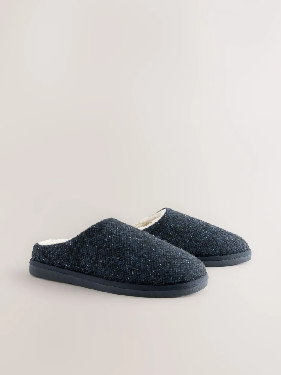 Pantoffels|Loungewear|Next Marineblauw - Patterned Slippers