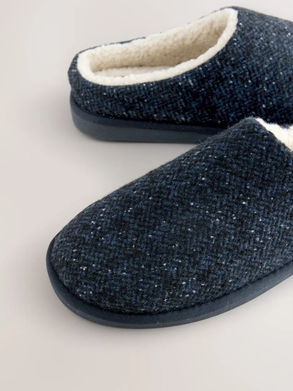 Pantoffels|Loungewear|Next Marineblauw - Patterned Slippers