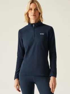 Sportkleding*Regatta Marineblauw - Sweethart fleece met rits bij de hals
