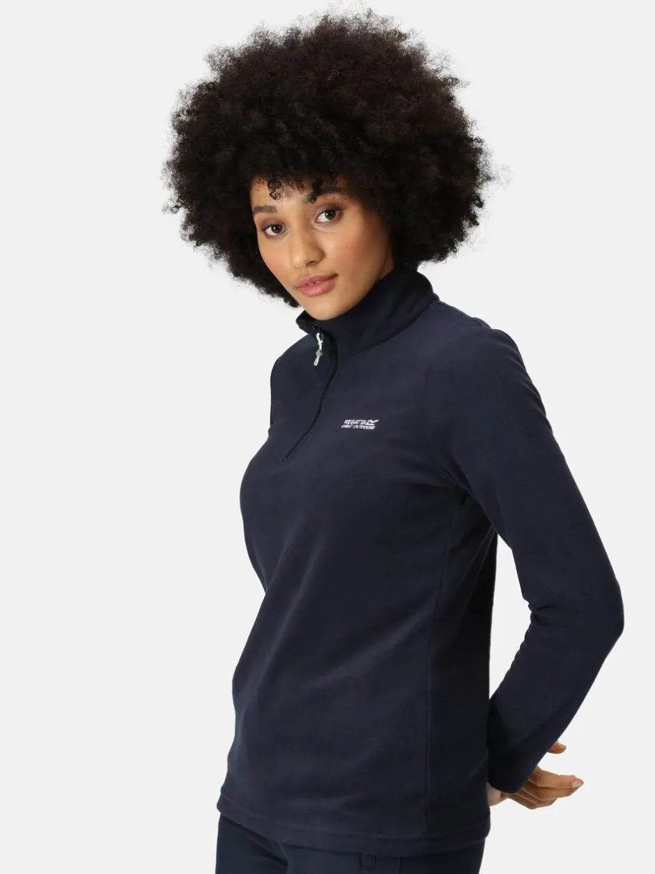 Sportkleding*Regatta Marineblauw - Sweethart fleece met rits bij de hals