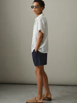 Shorts*Reiss - Cliff Zwembroek met trekkoord Marineblauw