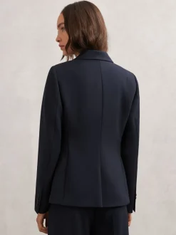 Kostuums En Werkkleding|Jassen En Jacks*Reiss - Gabi Double-Breasted Suit Blazer Marineblauw