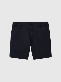 Shorts|Reiss - Wicket Korte chino met stretch Marineblauw