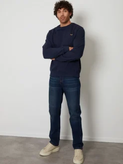 Sweaters En Hoody´S|Sweaters En Hoody´S|Threadbare Marineblauw - Ronde hals - sweatshirt met ronde hals