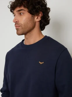 Sweaters En Hoody´S|Sweaters En Hoody´S|Threadbare Marineblauw - Ronde hals - sweatshirt met ronde hals