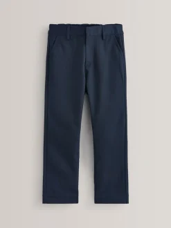 Schoolkleding|Broeken En Chino's*Next - Schoolbroek met rechte pijpen (3-17jaar) Marineblauw