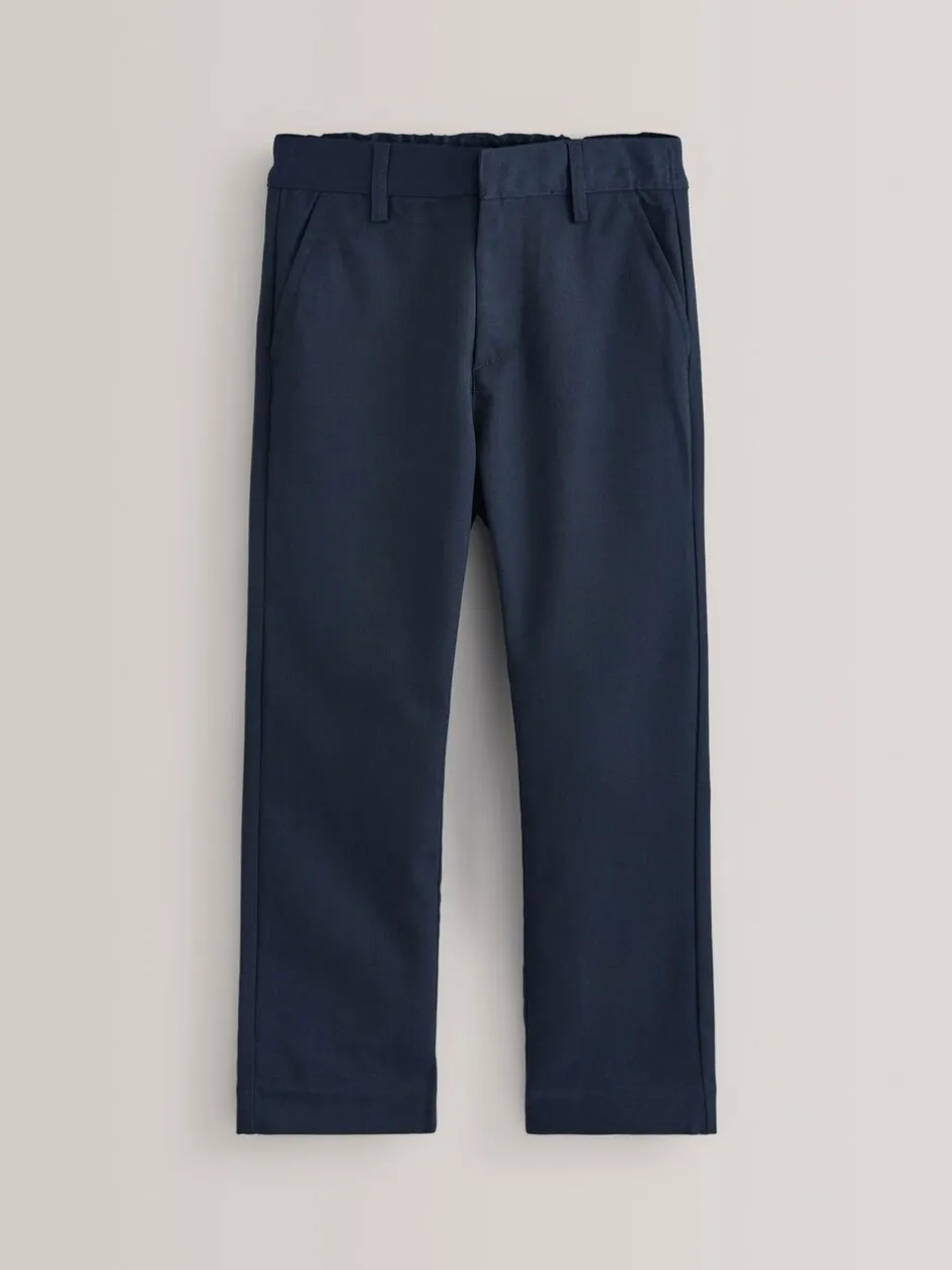 Schoolkleding|Broeken En Chino's*Next - Schoolbroek met rechte pijpen (3-17jaar) Marineblauw