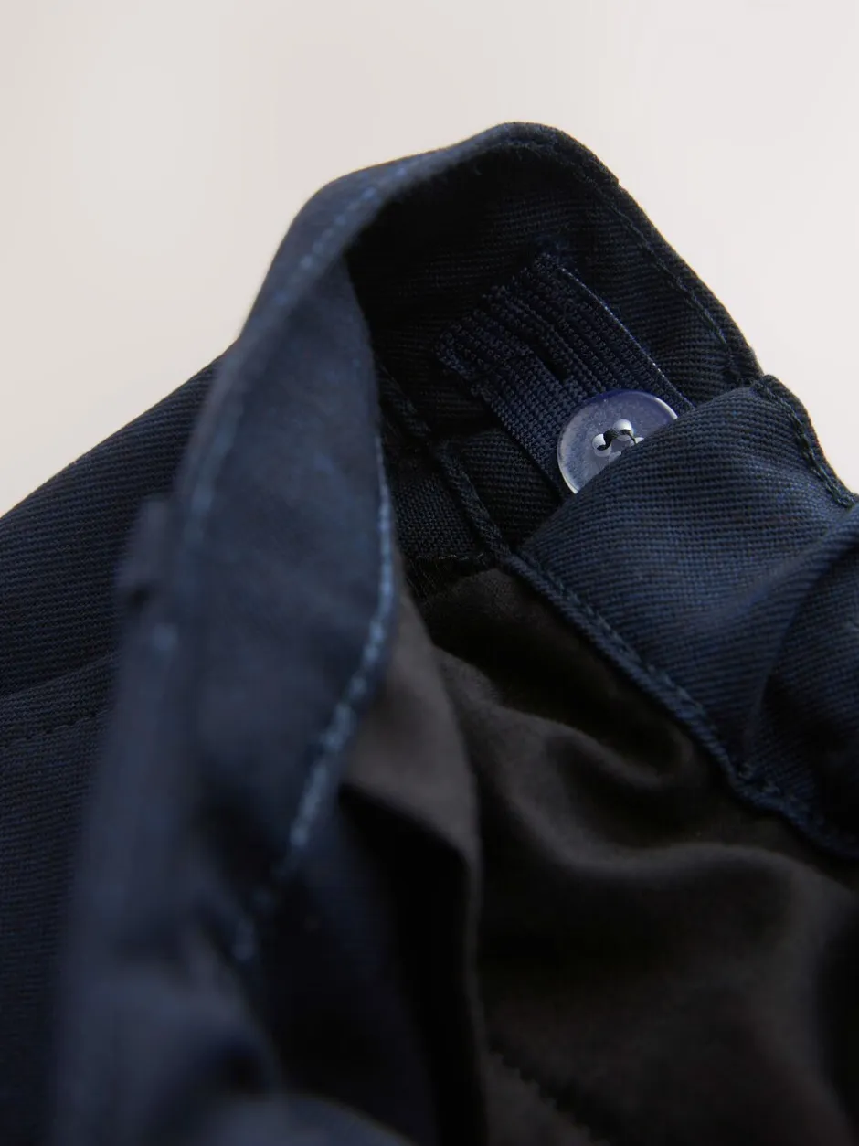 Shorts*Next - Schoolshorts zonder plooien (3-14jr) Marineblauw