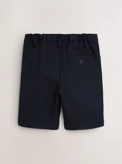 Shorts|Next - Schoolshorts zonder plooien (3-14jr) Marineblauw