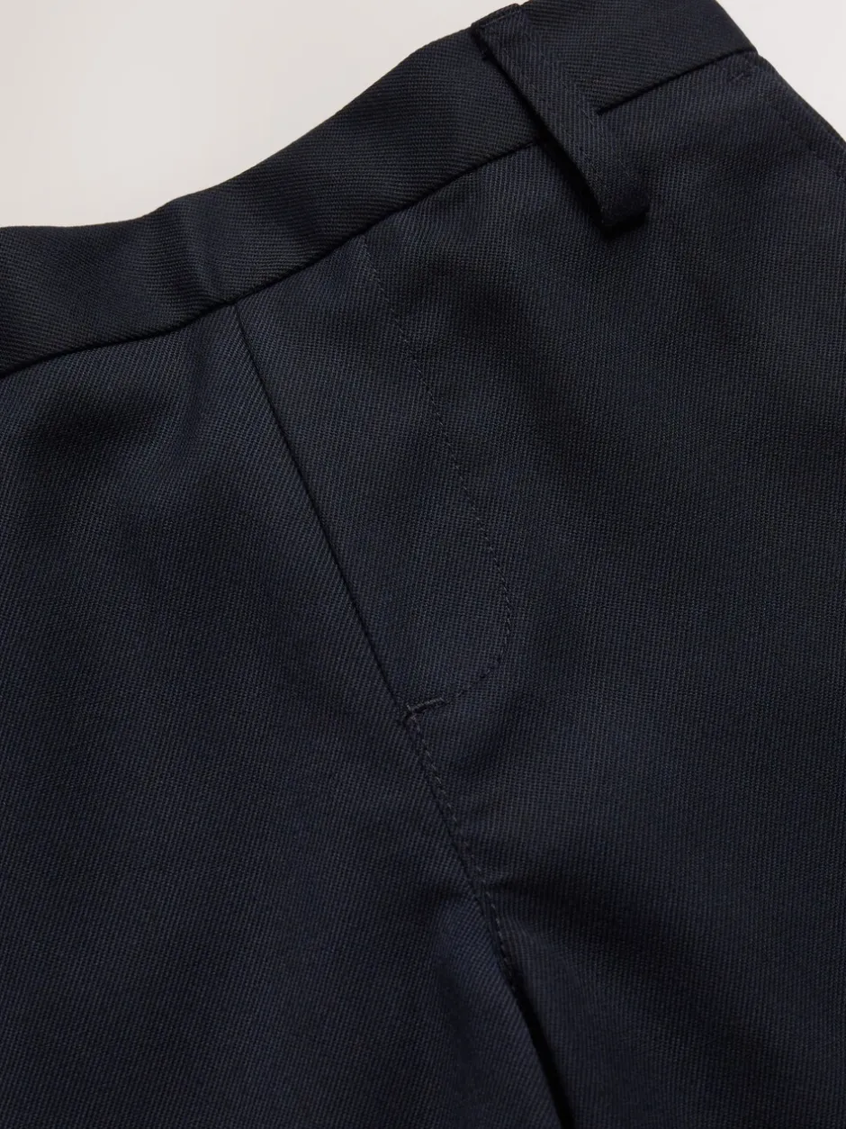 Shorts|Next - Schoolshorts zonder plooien (3-14jr) Marineblauw