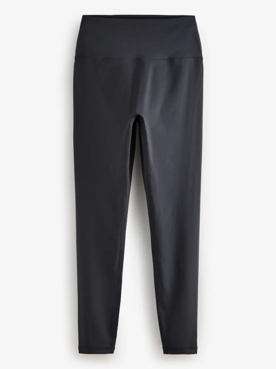 Sportkleding|Leggings En Joggingbroeken|self. Marineblauw - Legging met hoge taille