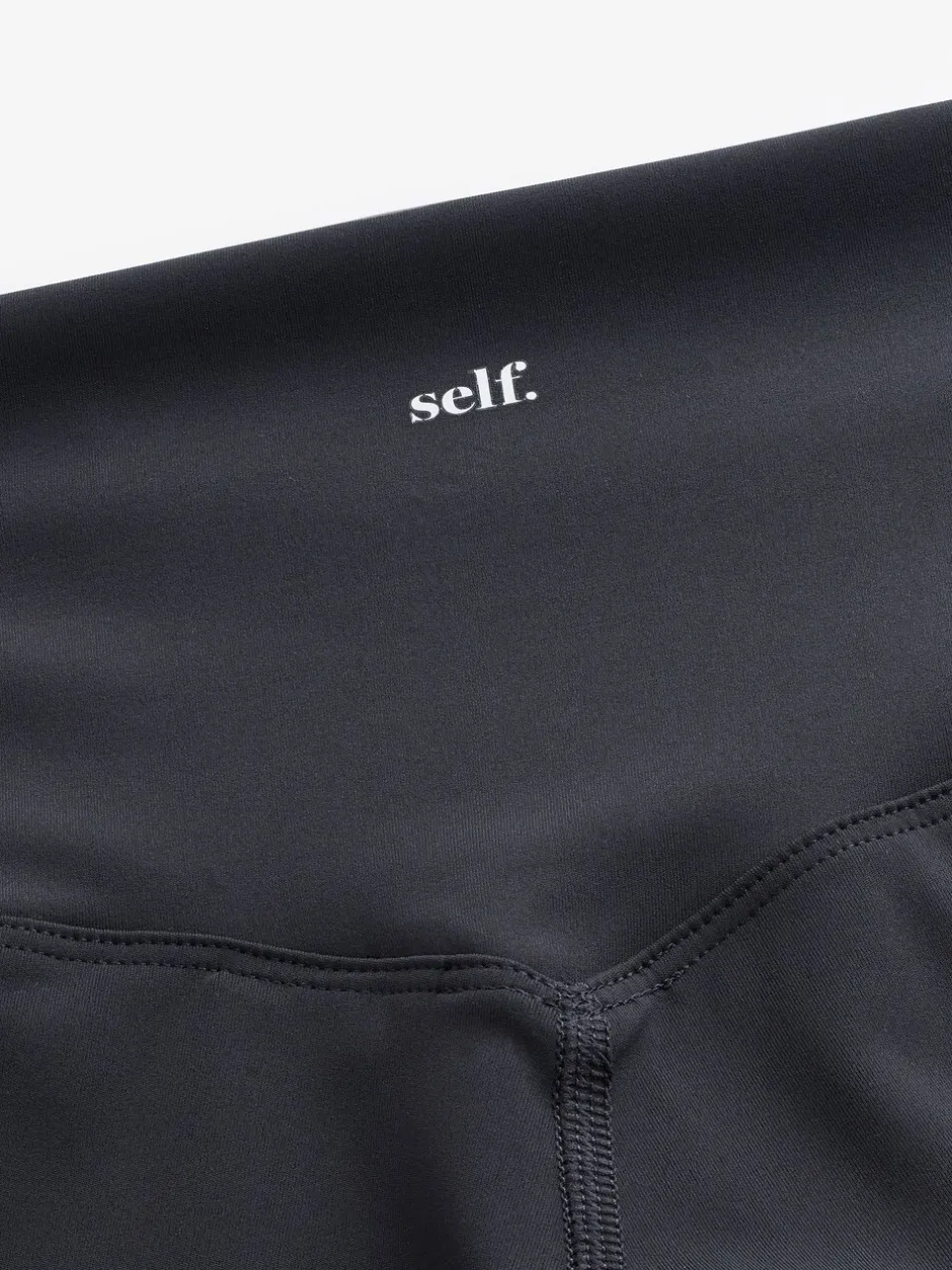 Sportkleding|Leggings En Joggingbroeken|self. Marineblauw - Legging met hoge taille