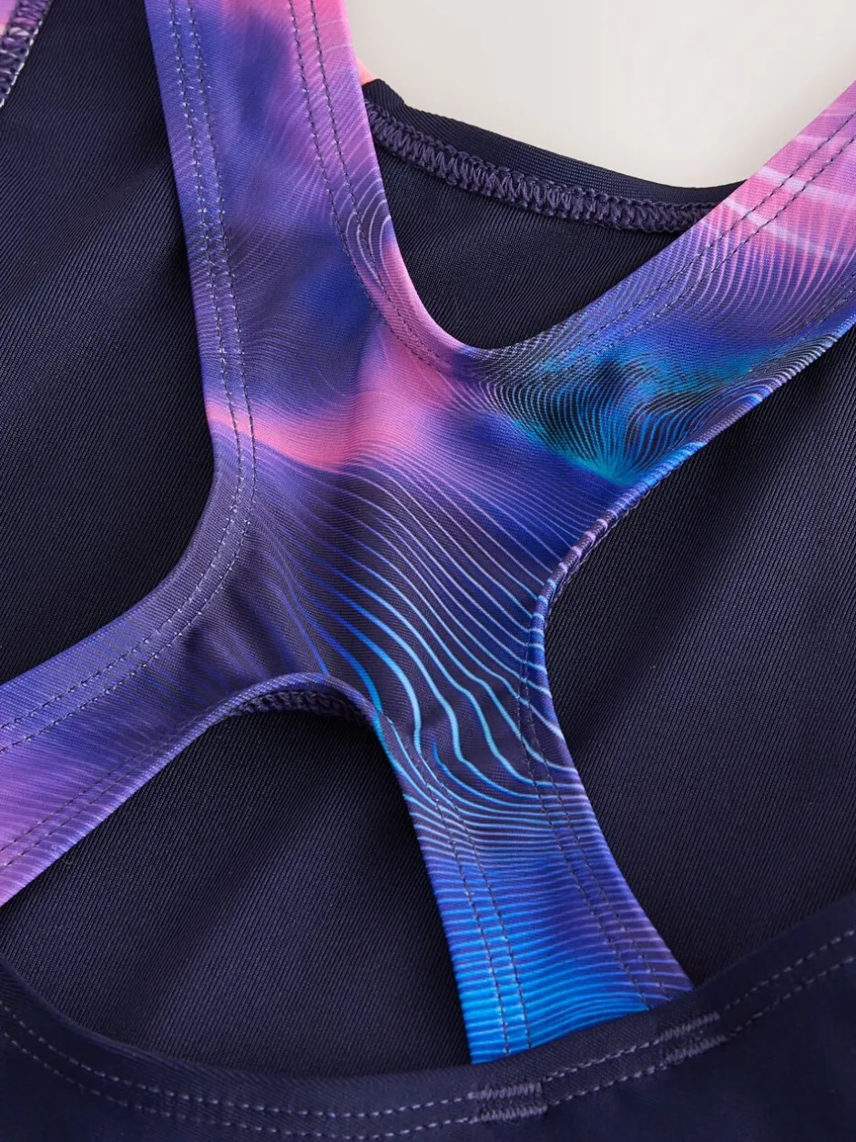 Badkleding*Next Marineblauw - Short Performance Swimsuit (3-16yrs)