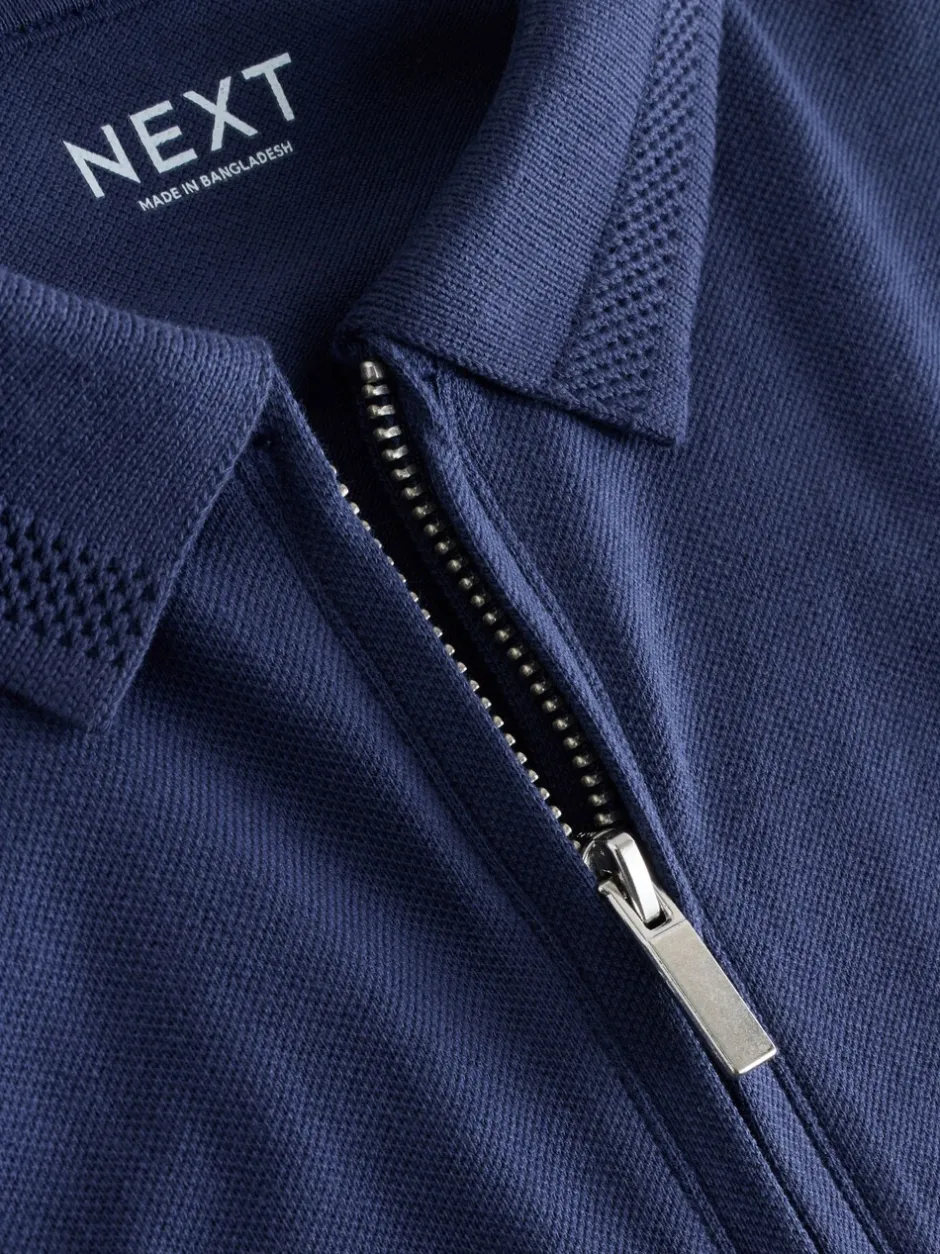 Shorts*Next - Short Sleeve Polo Shirt and Shorts Set (3-16yrs) Marineblauw