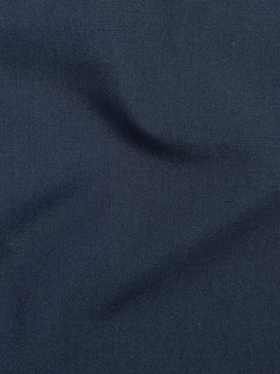 Formele Overhemden|Shirts|Next - Slim Fit - Strijkvrij net overhemd met enkele manchet Marineblauw