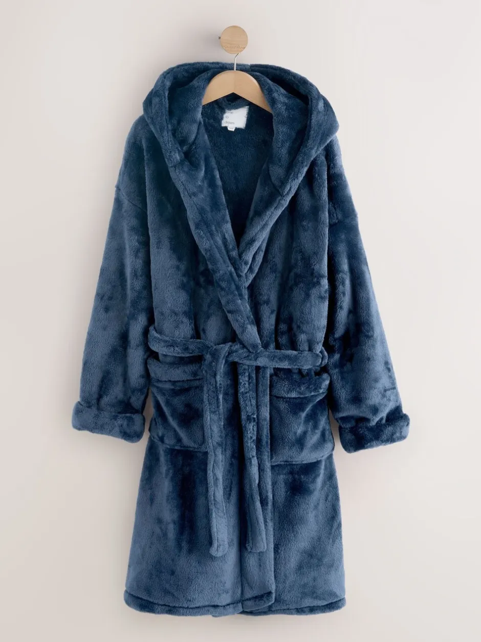 Badjassen|Alle Nacht- En Loungekleding*Next - Sneeuw kamerjas Marineblauw