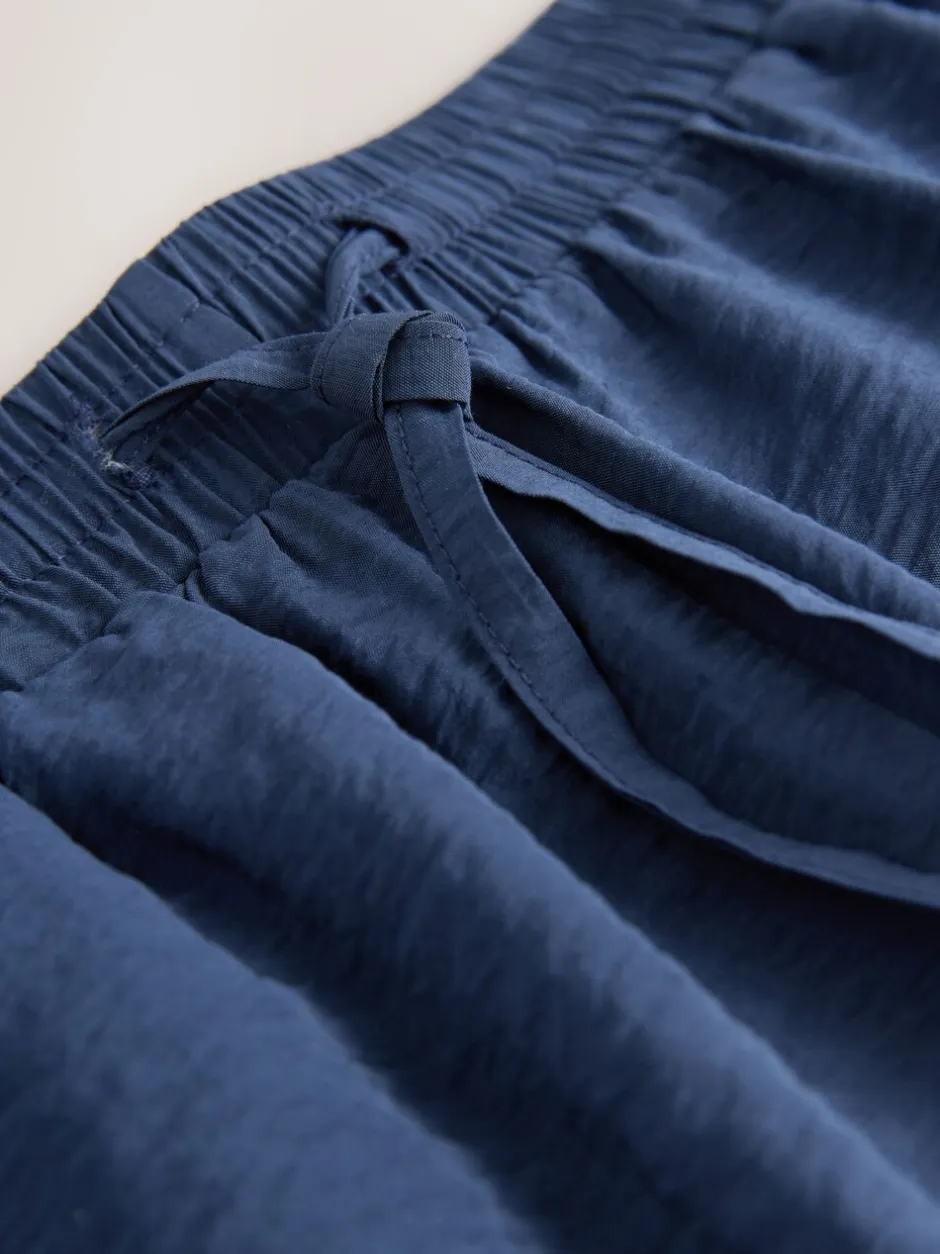Shorts|Next Marineblauw - Sportshort met contrasterende Streep