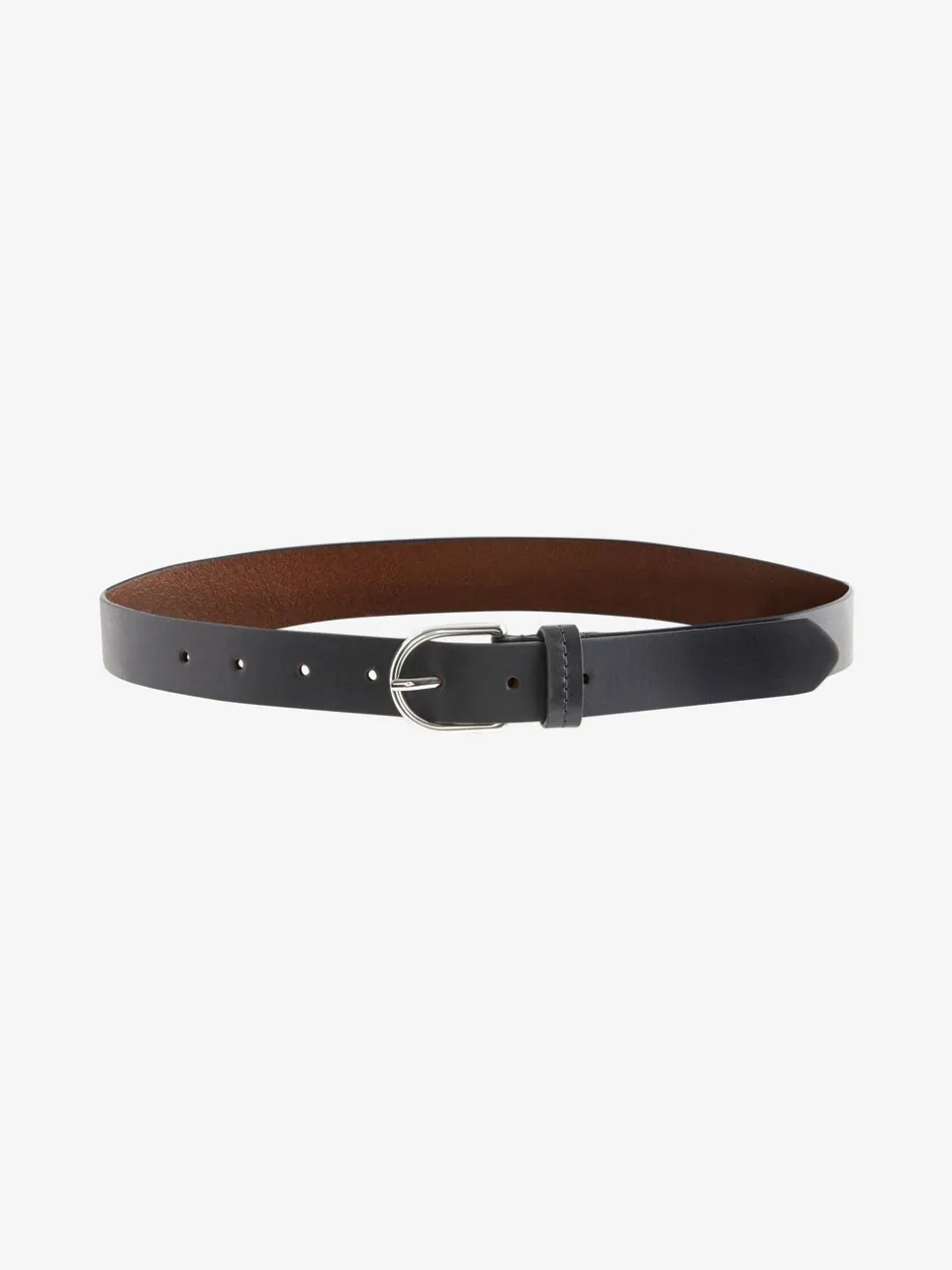 Ceintuurs|Next Marineblauw - Standaard leren riem