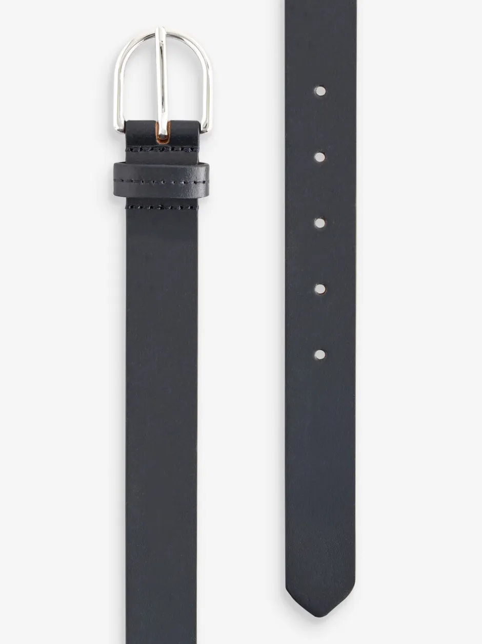 Ceintuurs|Next Marineblauw - Standaard leren riem