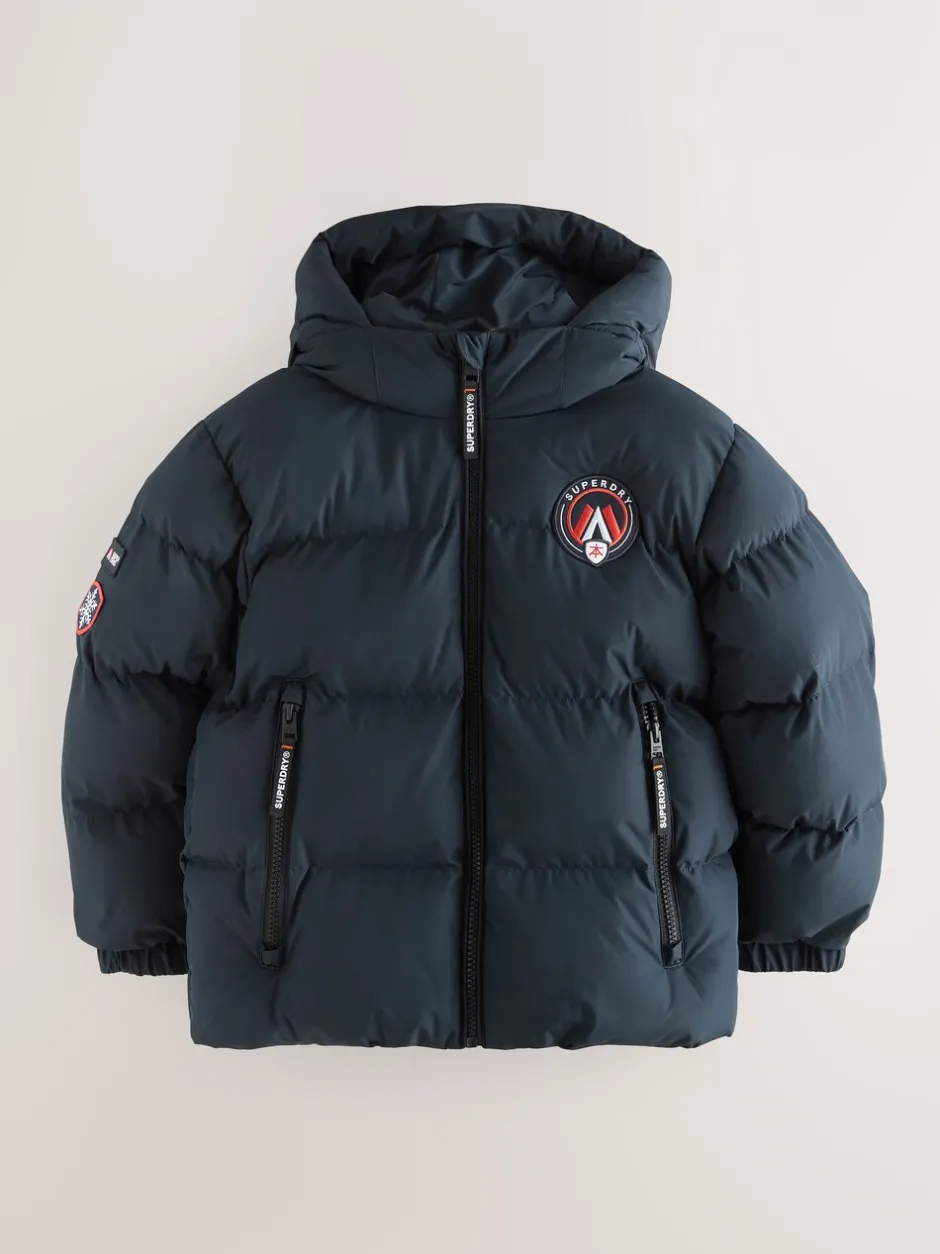 Jassen, Jacks En Kinderwagenpakjes|Jassen En Jacks*Superdry - Sports pufferjas Marineblauw