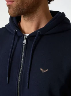 Sweaters En Hoody´S|Sweaters En Hoody´S|Threadbare - - Hoodie met rits Marineblauw