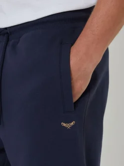 Joggingbroeken|Threadbare Marineblauw - - Katoenen Blend joggingbroek