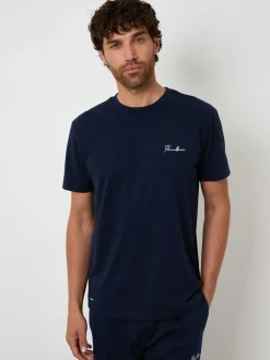 Pyjama's|Threadbare Marineblauw - pyjamaset