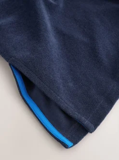 Badkleding|Next - Towelling Poncho (3-16yrs) Marineblauw