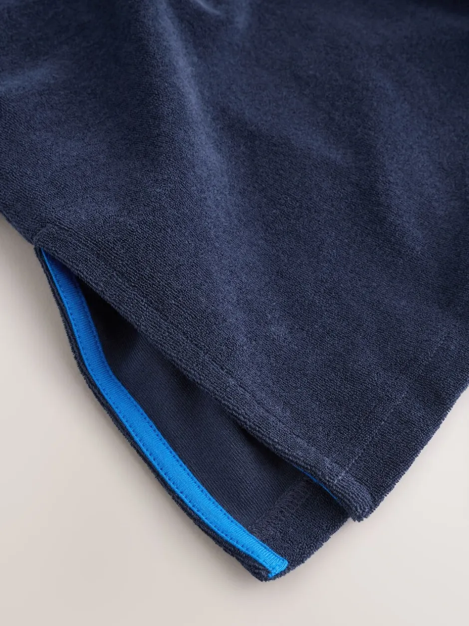 Badkleding|Next - Towelling Poncho (3-16yrs) Marineblauw