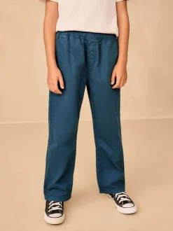 Jeans*Next - Twill jeans met aantrekkoord (3-16jr) Marineblauw