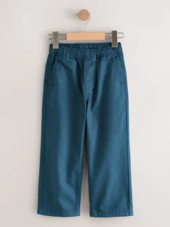 Jeans*Next - Twill jeans met aantrekkoord (3-16jr) Marineblauw