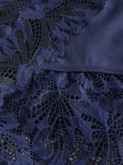 Onderbroeken|Next Marineblauw - Ultimate Comfort kanten slip verpakking van 2