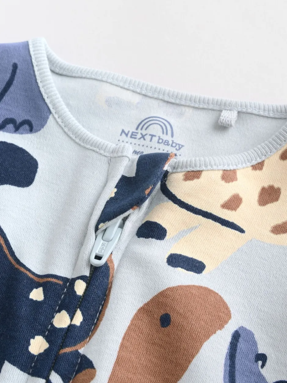 Multipacks|Babypakjes En Babypyjama's|Next - Verpakking van 4 baby pyjama's met tweewegrits (0mnd -2jr) Marineblauw